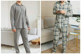 Классические мужские пижамы и комплекты
